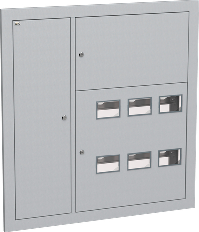 Корпус металлический ЩЭ-6-Э 36 IP31 (слаботочный отсек слева) LIGHT IEK
