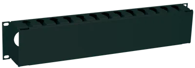 ITK Кабельный органайзер с крышкой 19" 2U черный