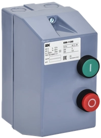 Контактор КМИ-11260 12А 220В/АС3 IP54 IEK KKM16-012-220-00