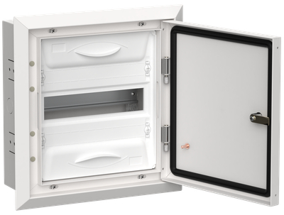 TITAN 5 Корпус металлический ЩРв-12 (1х12) 380х365х130мм IP31 белый (одна дверь) IEK