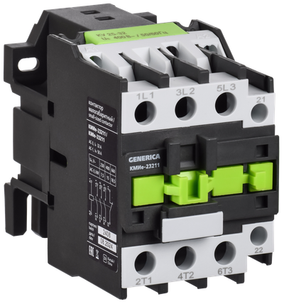 Контактор КМИе-23211 32А 400В/АС3 1NC GENERICA