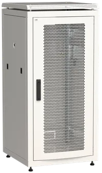 ITK LINEA N Шкаф сетевой 19" 28U 600х600мм перфорированная передняя дверь серый