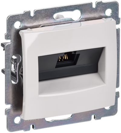 VALENA DIY Розетка компьютерная RJ45 категория 5Е UTP с захватами белый