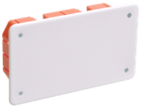 Pull box for solid walls (in set with self-drilling screws and a cover) KM41006 72x96x45