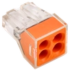 Строительно-монтажная клемма СМК 773-324 оранжевая (4шт/упак) IEK0