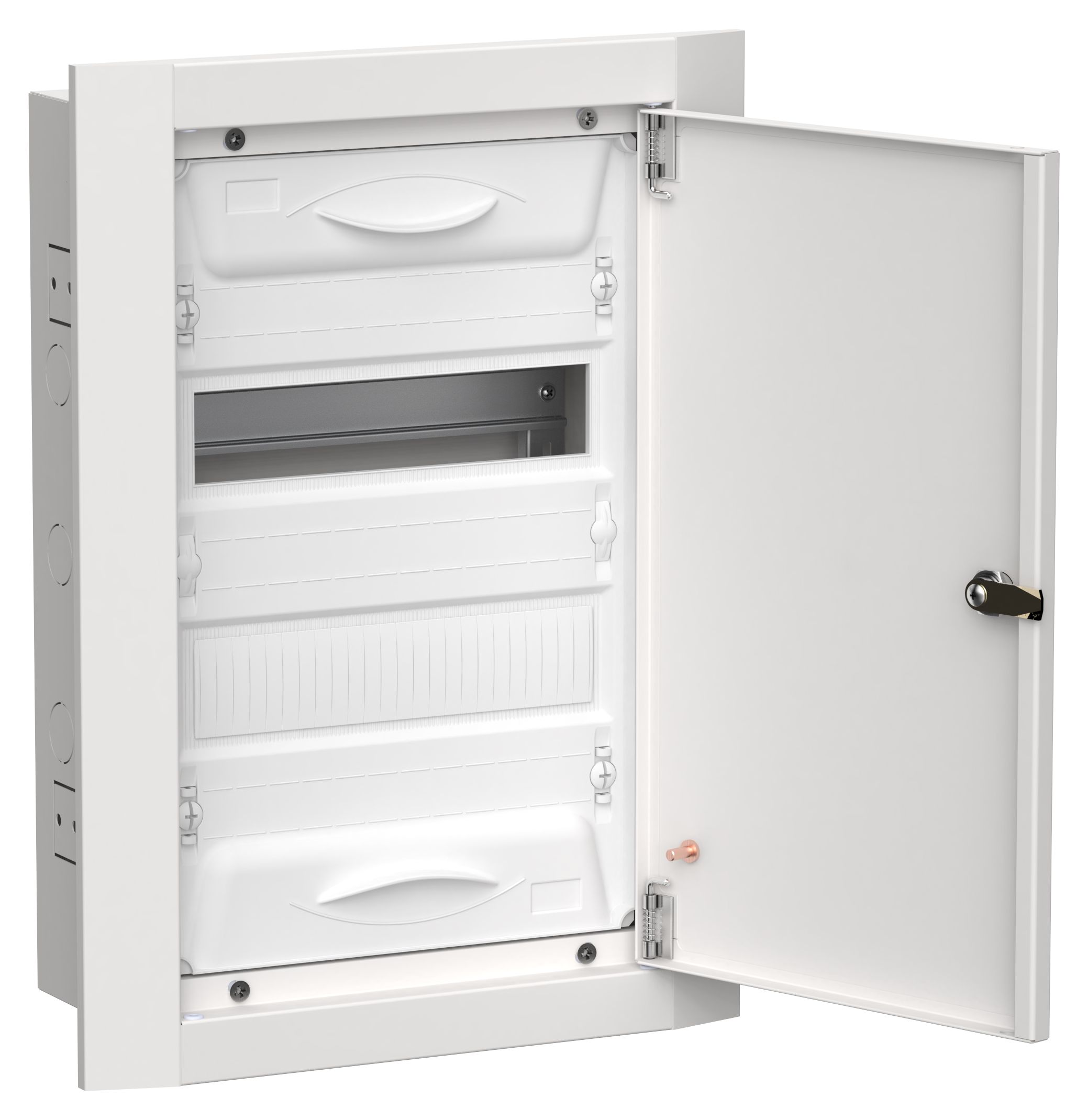 TITAN 5 Корпус металлический ЩРв-24 (1х24) 505х365х130мм IP31 белый (одна дверь) IEK (TI5-50-V-024-31)