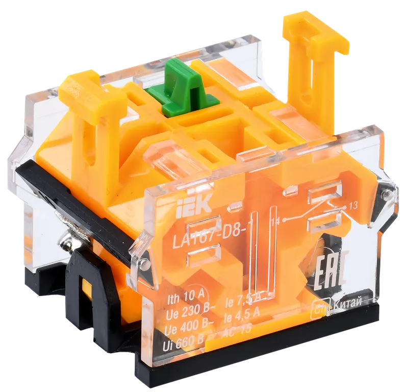 Дополнительный контакт для светосигнальной арматуры 1з для серии D8 IEK ...