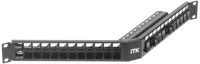 ITK 1U модульная патч-панель FTP 24 порта экранированная V-типа