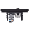 FORTE&PIANO Double socket TV+RJ45 cat.5E FP136M metal black IEK5