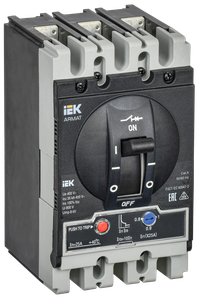 ARMAT Автоматический выключатель в литом корпусе 3P типоразмер S 35кА 25А расцепитель термомагнитный регулируемый IEK