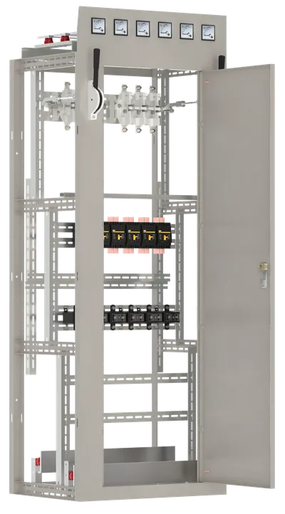 Панель линейная ЩО70-2-02УЗ рубильники 4х200А плавкие вставки 12х250А трансформаторы тока 4х200-5А IEK