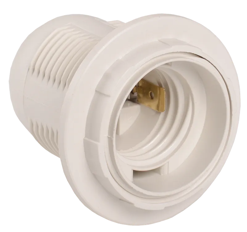 Ppl27-04-k12 Plastic socket with a ring, E27, white, individual package, IEK