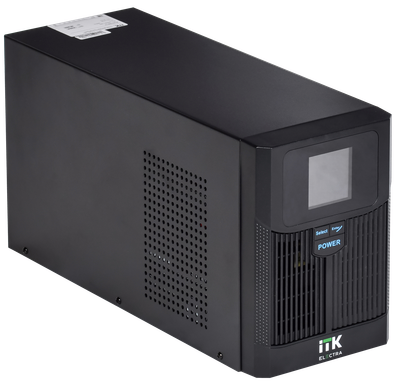 ITK ELECTRA LT ИБП однофазный линейно-интерактивный 1,5кВА/1,2кВт 2хSchuko LCD дисплей 24VDC без АКБ USB RJ45/11