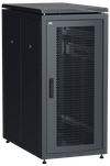 ITK LINEA N Шкаф сетевой 19" 28U 600х1000мм перфорированная передняя дверь черный0