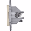 INSPIRIA Розетка компьютерная двойная RJ45 категория 5Е UTP слоновая кость5