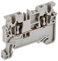ARMAFIX Клемма пружинная CX2.5 2,5мм2 проходная серая IEK