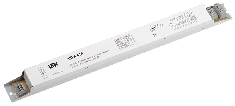 Electronic ballasts 418 for lineal LL T8 IEK