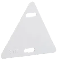 Бирка кабельная маркировочная У-136 (треугольник 55х55х55мм) IEK