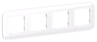 FLITE Рамка 4-местная РУ-4-А-ФлБ белый IEK