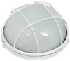 Светильник НПП1102 круг с решеткой 100Вт IP54 белый IEK0