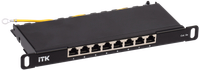 ITK 0,5U патч-панель кат.5E STP 8 портов 10" (Dual IDC)