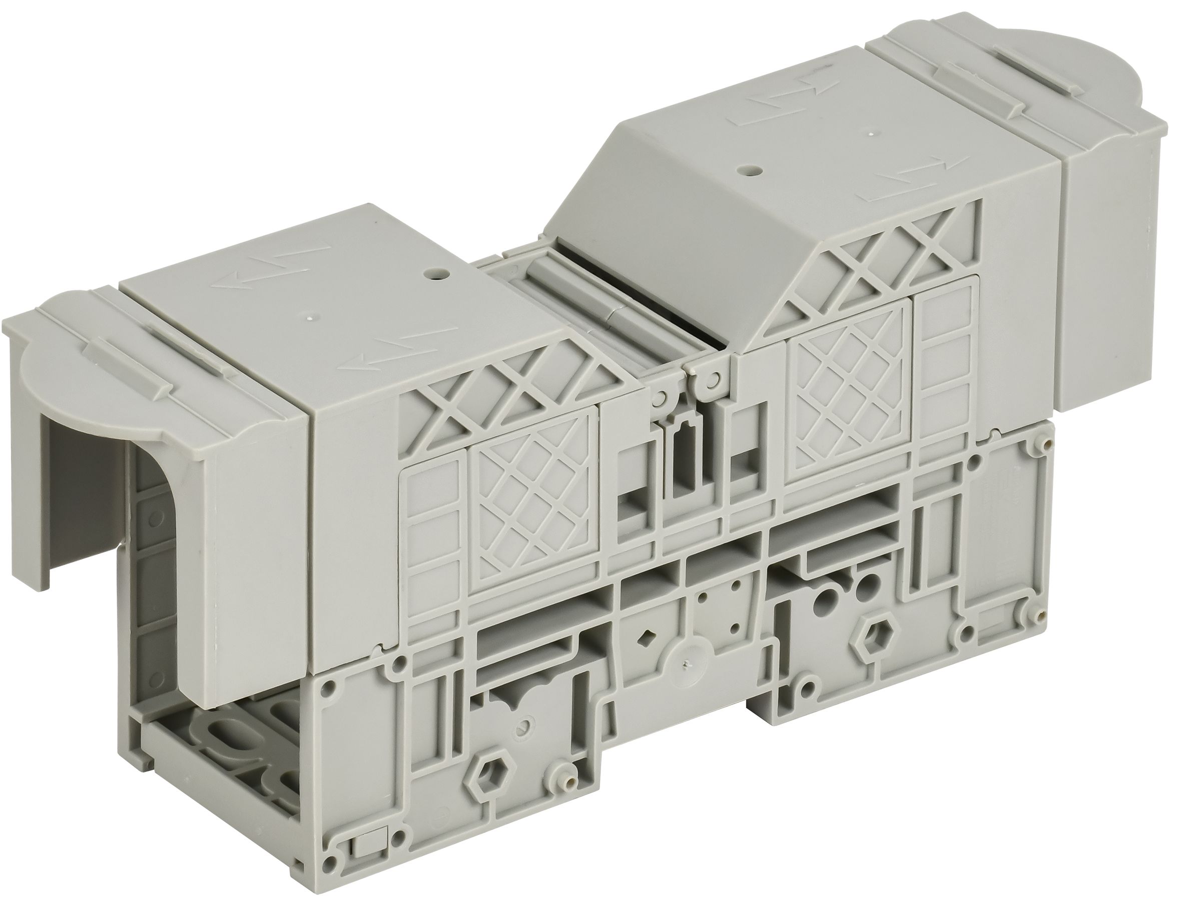 ARMAFIX Колодка клеммная с болтовым соединением 6-150 мм2/310А с защитной крышкой PTB120/150SH IEK AF-CT50-08-K03-150