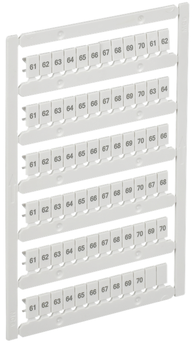 ARMAFIX Маркер для CTS/CP 4мм2 с символами "61-70" IEK