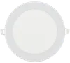 LED downlight DVO 1607 white circle LED 18W 4000 IP20 IEK0