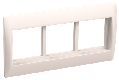 PRIMER Рамка и суппорт на 6 модулей 75мм для кабель-каналов 100х40 и 100х60 белый IEK