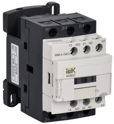 ARMAT Контактор КМИ-А-10612 LC1D 6А 48В/АС3 1NO/1NC IEK