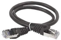 ITK Коммутационный шнур (патч-корд) кат.5E FTP PVC 10м черный