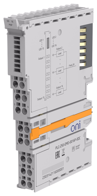 ПЛК 250 Модуль дискретного вывода 16 канальный тип PNP для ПЛК CDS ONI