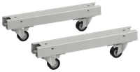 ITK LINEA S Комплект роликов для шкафа шириной 600мм серый