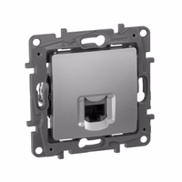 ETIKA Розетка компьютерная RJ45 категория 5Е UTP алюминий