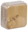 Коробка распаячная КМ41205-04 для открытой проводки 50х50х20мм сосна IEK1