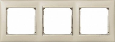 VALENA DIY Рамка 3-местная жемчужный