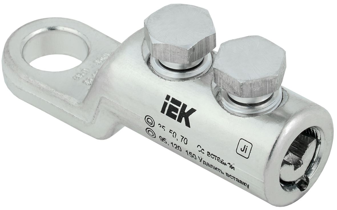 Наконечник болтовой луженый НБЛ 35-150-16/2 35кВ IEK (UNB11-035-150-02-35-1)