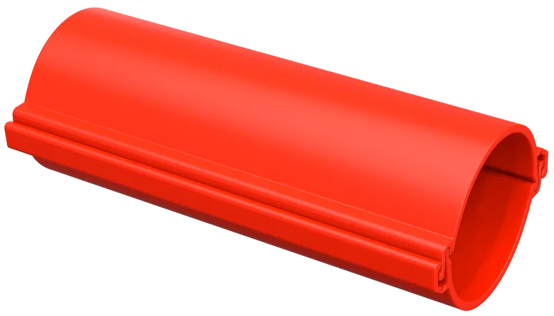 Collapsible pipe d=110mm (3m) red IEK