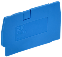 ARMAFIX Заглушка для колодки клеммной CP 1,5мм2 синяя IEK