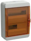 TEKFOR Корпус пластиковый КМПн-24 IP65 оранжевая прозрачная дверь IEK0