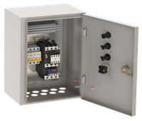 Ящик управления Я5141-3174 нереверсивный 1 фидер автоматический выключатель на каждый фидер c промежуточным реле и переключателем на автоматический режим 12А IEK