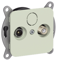 FLITE Розетка 2-местная TV+SAT экранированная оконечная РТВс-2-1-1-ФлП панг IEK