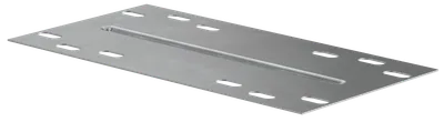 Накладка на основание применяется для прикрытия неровных линий отреза или для усиления мест стыков по дну лотка.
