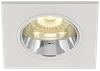 LIGHTING Светильник 4107 встраиваемый поворотный под лампу GU10 белый/хром пластик IEK3