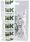 Plastic round brackets 6mm (100pcs.) IEK1