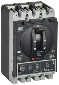 ARMAT Автоматический выключатель в литом корпусе 3P типоразмер D 50кА 160А расцепитель электронный стандартный IEK
