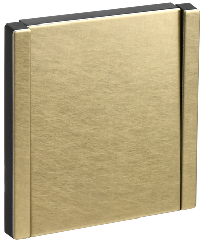 FORTE&PIANO Выключатель 1-клавишный перекрестный 10А FP612M металл шампань IEK