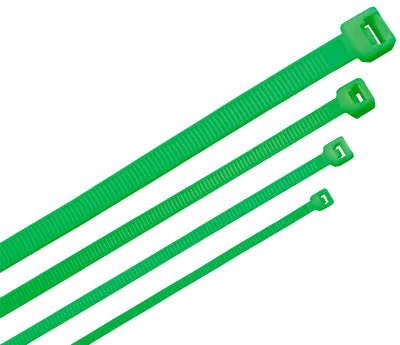 ITK Хомут кабельный ХКн 3,6х250мм нейлон зеленый (100шт)