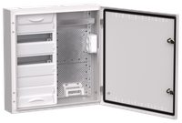 TITAN 5 Корпус комбинированный ЩРн-36 (2х36) 585х570х140мм IP30 белый IEK