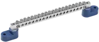 Шина N "ноль" на двух угловых изоляторах с никелевым покрытием ШНИ-6х9-20-У2-С IEK